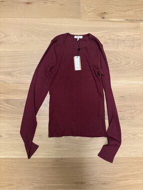 Rag & Bone sz Med ribbed long sleeve shirt